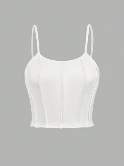 Women'S Solid Color Cami Top