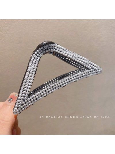 Pearl Claw Clip For Women, Autumn And Winter Hair Bun Decoration, Large Hair Clip/ Shark Clip/ Hair Accessory