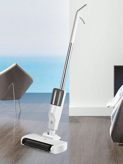 1pc Smart Floor Cleaning Machine, Three-in-one Electric Mop, Vacuum And Dust Cleaner, Wireless Self-cleaning Mop For Home