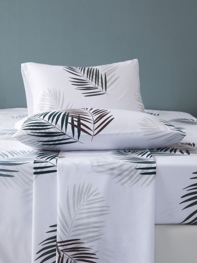 Palm Leaf Print Sheet Set