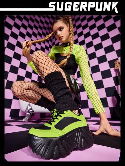 Sugerpunk Women'S Casual Thick-Soled Sneakers