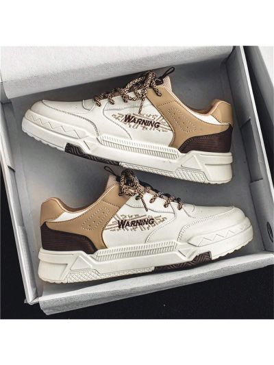 Men's Shoes, 2023 New Arrival Four Season Elevator Breathable White Sneakers For Students, Casual Sports Trend Shoes With Unique Design Sense