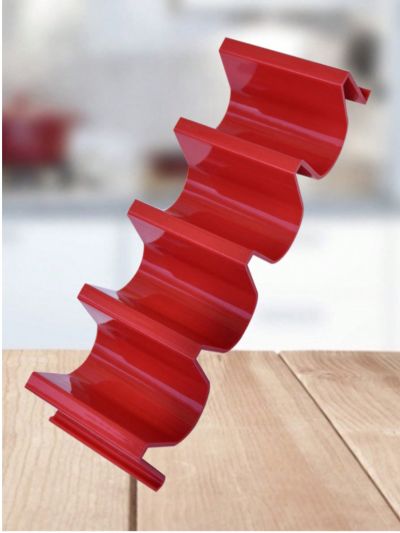 1pc Kitchen Plastic Corn Shaped Taco Holder For Corn Tortillas Or Flour Tortillas