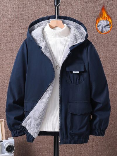 Thickened Fleece Jacket For Teenagers