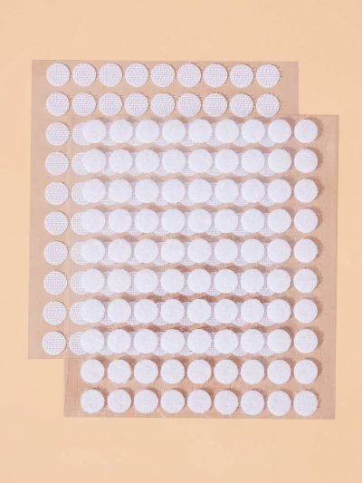 90pcs 10mm Strong Self Adhesive Hook & Loop Dots,Sticky Back Nylon Coins For Rug/Carpet/Wall Decor/Tools Hanging