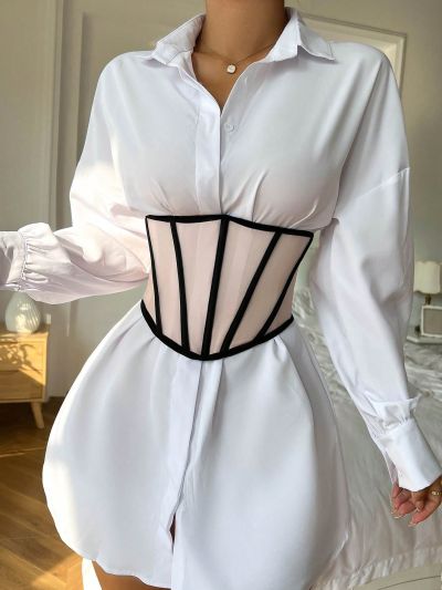 Hook & Eye Back Corset Belt