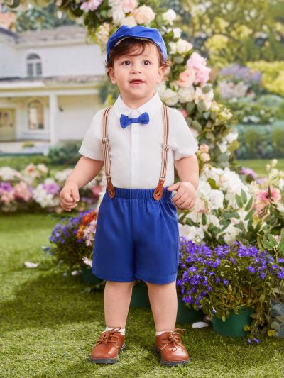 Baby Boy Elegant Three Piece Set Gentleman Suit With Gorgeous Look