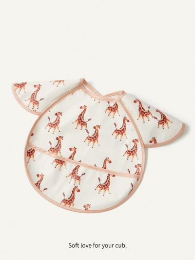 Cozy Cub 1pc Baby Waterproof Bib In Deer Design