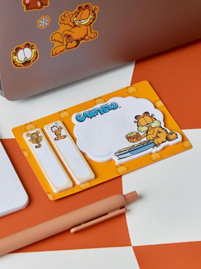GARFIELD X SHEIN Cartoon Print Sticky Notes
