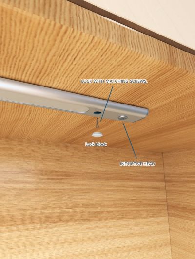 1pc Hand Sweep Sensor Cabinet Light, Eye-friendly Uniform Illumination Closet Lamp