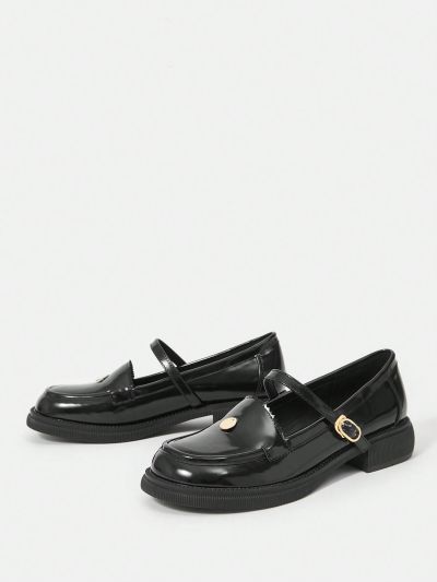 SHEIN MOD Metal Decor Women Flatform Shoes