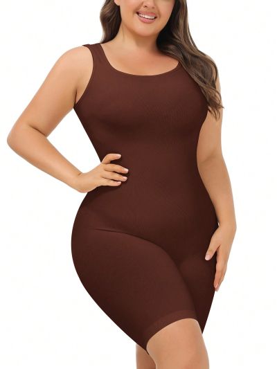 Plus Size Seamless Full Body Shaper Bodysuit