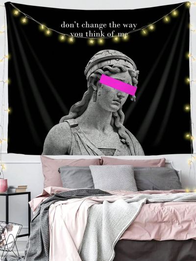 Morninghabits Vintage Art Style Plaster Figure Wall Tapestry For Home Decoration