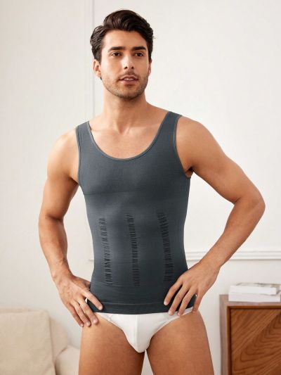 Men's Slim Fit Round Neck Vest