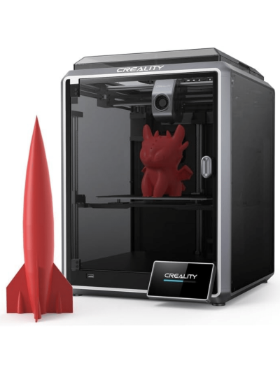 Official Creality K1 3D Printer - 600 mm/s High-Speed, Upgraded 0.1 mm Smooth Detail, Auto Leveling, Dual Fans Cooler, Straight Out of The Box for Beginners, Printing Size 8.66x8.66x9.84 inch