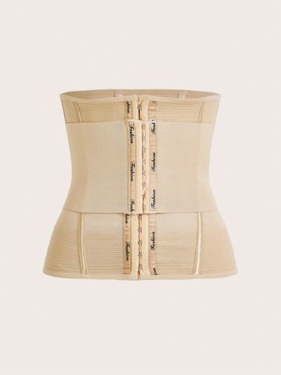 1pc Front Hook And Eye Closure Waist Trainer