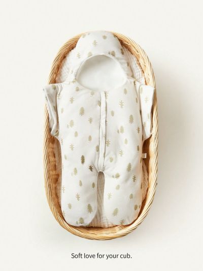 Cozy Cub 1pc Pine Trees Home Print Sleeveless Sleeping Bag