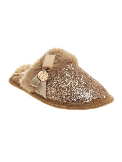 Little Kids Girls' Fuzzy Slippers with Anti-Slip Grip - Warm and Cozy for Winter