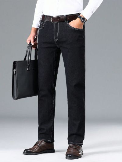 Manfinity Homme Men's Straight Leg Jeans