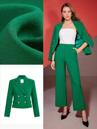 MOTF PREMIUM LAPEL NECK DOUBLE BREASTED BLAZER