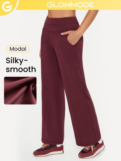 GLOWMODE Modal Silk Touch Relaxed Lounge Pants