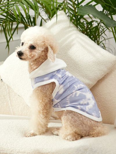 PETSIN 1pc Tie Dye Pet Tank For Dog And Cat For Summer