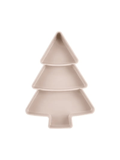 Creative Christmas Tree Shaped Nut Bowl Snack Tray With Plastic Candy Plate, Dried Fruits Box, Lazy Snack Box For Home Use