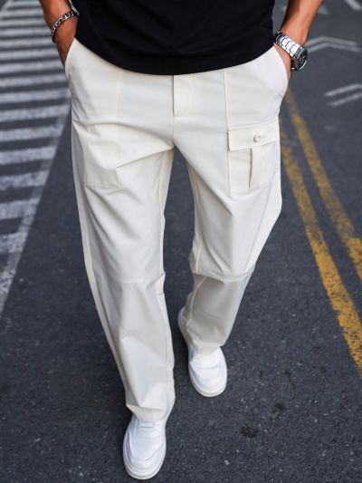 Men'S Flip Pocket Casual Pants