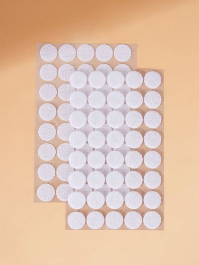40pcs 20mm Strong Self Adhesive Hook & Loop Dots,Sticky Back Nylon Coins For Rug/Carpet/Wall Decor/Tools Hanging