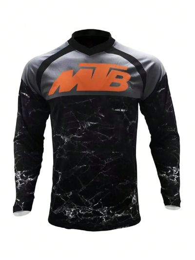 Men's Minimalist Long Sleeve Sports Cycling Jersey