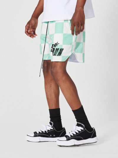 SUMWON Nylon Short With All Over Print