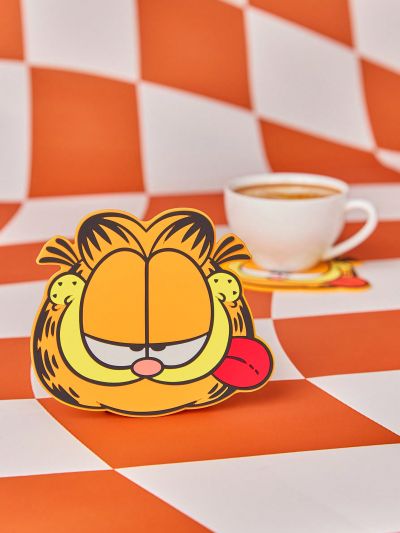 GARFIELD X SHEIN Cartoon Cat Print Coaster