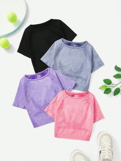 Seamless High-Stretch Sports T-Shirt