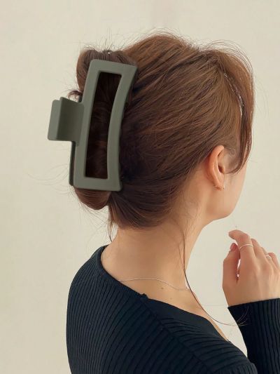 1pc 13 Cm/5.12 Inch Extra Large Square Hair Claw Clip