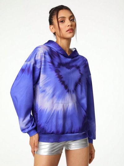 Le freak c est chic Women'S Tie Dye Drop Shoulder Hoodie