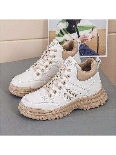 Women's Pu Leather Shoes, Pumps, Wedge Heel Boots, Sneakers, Casual Footwear