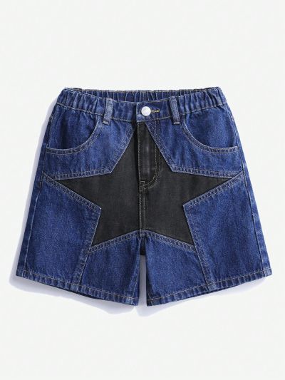 Boys' Fitted Denim Shorts