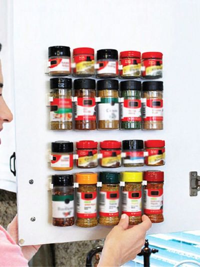 4pcs-4-bar holder holder for easy-to-use flask storage rack