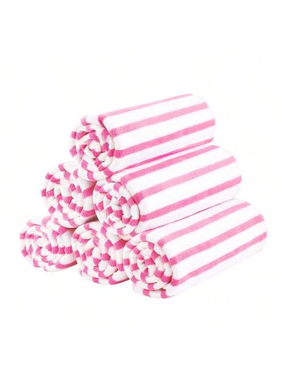 6-Pack Cabana Striped Beach Towel Bath Towel