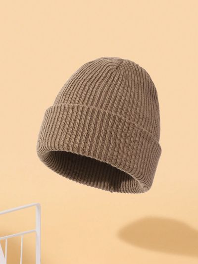 Outdoor Leisure Basic Unisex Cuffless Knitted Beanie