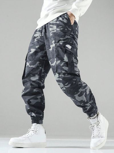 Men's Large Size Camouflage Cargo Pants