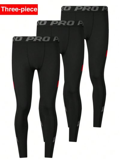 Men'S Letter Printed Sport Leggings