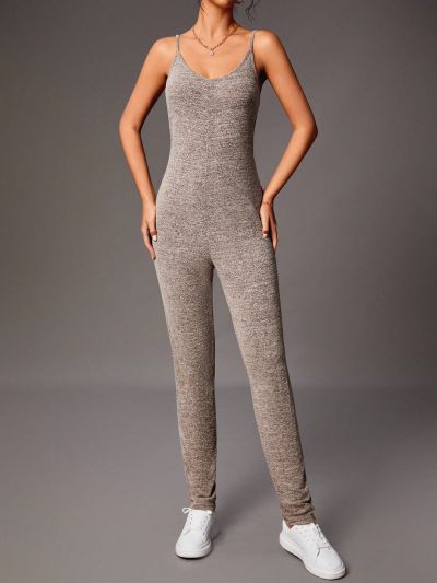 SHEIN Tall Multicolor Slim Fit Strap Jumpsuit