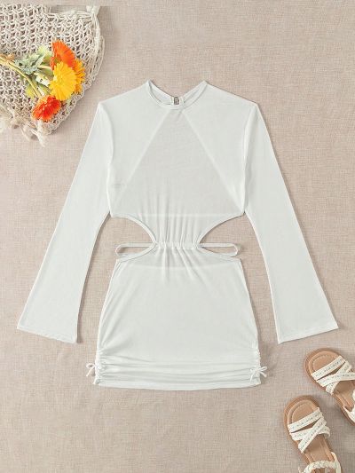 Teenage Girls' Hollow Out Detail Cover Up