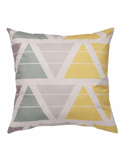 Geometric Print Cushion Cover 1PC