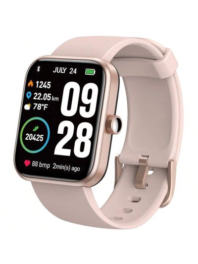 TOZO S2 40mm Mini Smart Watch Alexa Built-in Fitness Tracker with Heart Rate, Blood Oxygen and Sleep Monitor 5ATM Waterproof HD Color Touchscreen for Men Women Compatible with iPhone&Android