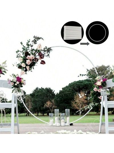 Balloon Circle Frame Kit,Balloon Arch Set Column Stand Base Frame Kit,Balloons Garland Kit Round Wedding Arch Birthday Party Decorations