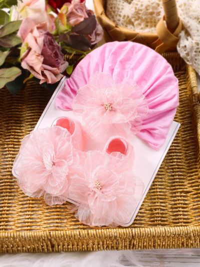 Newborn Hat And Socks Set, Baby Photography Props