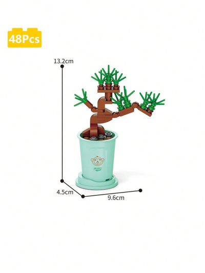 1set teenagers Flower Shaped Building Block Toy