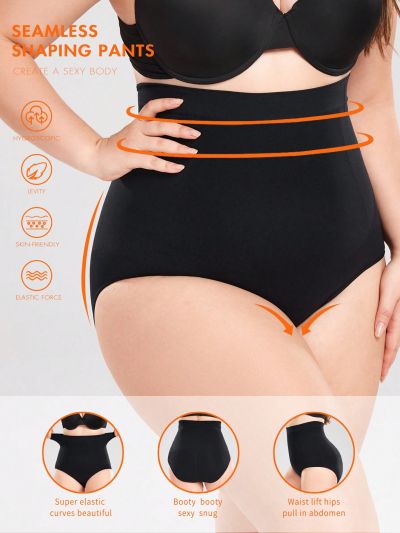 Women's Plus Size High-waist Tummy Control Shapewear Bottoms